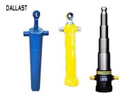 Vertical Hydraulic Ram Single Acting Telescopic Hydraulic Cylinders Multi Stage Front Middle Foot Fixed Axle