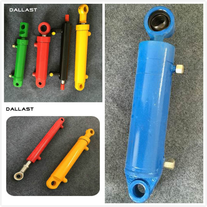 Double Acting Piston Type Hydraulic Cylinder , Welded Agricultural
