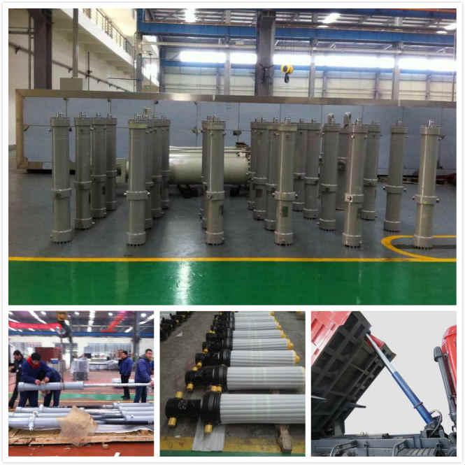 Custom Long Stroke Hydraulic Cylinder Multi Stage Hollow Bore Hydraulic RAM