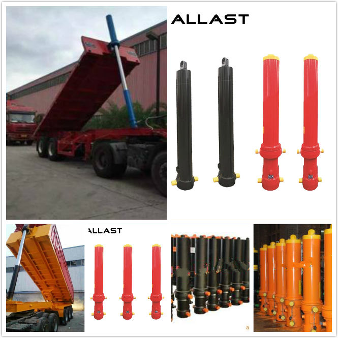 Dump Truck Hydraulic Cylinder 841221000 HS Code ISO 9001 Certification
