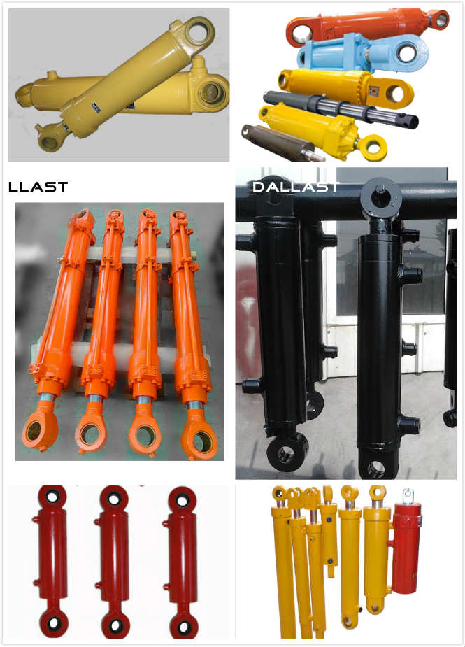 Steel Agricultural Farm Hydraulic Cylinders Double Acting With Piston