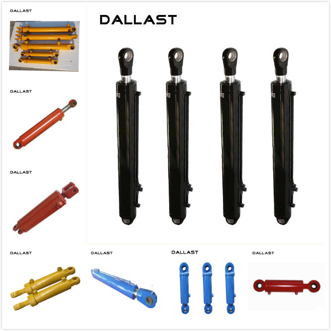 20 Inch Long Stroke Hydraulic Cylinder Telescoping Sleeve Double Acting