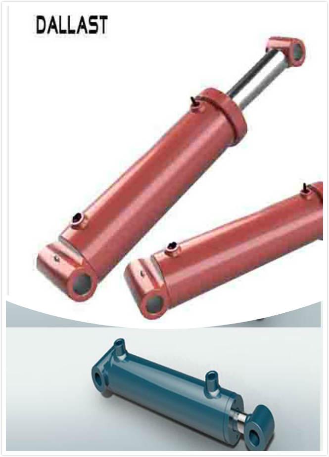 Double Acting Hydraulic Cylinders Piston Welded Stainless Steel Rod