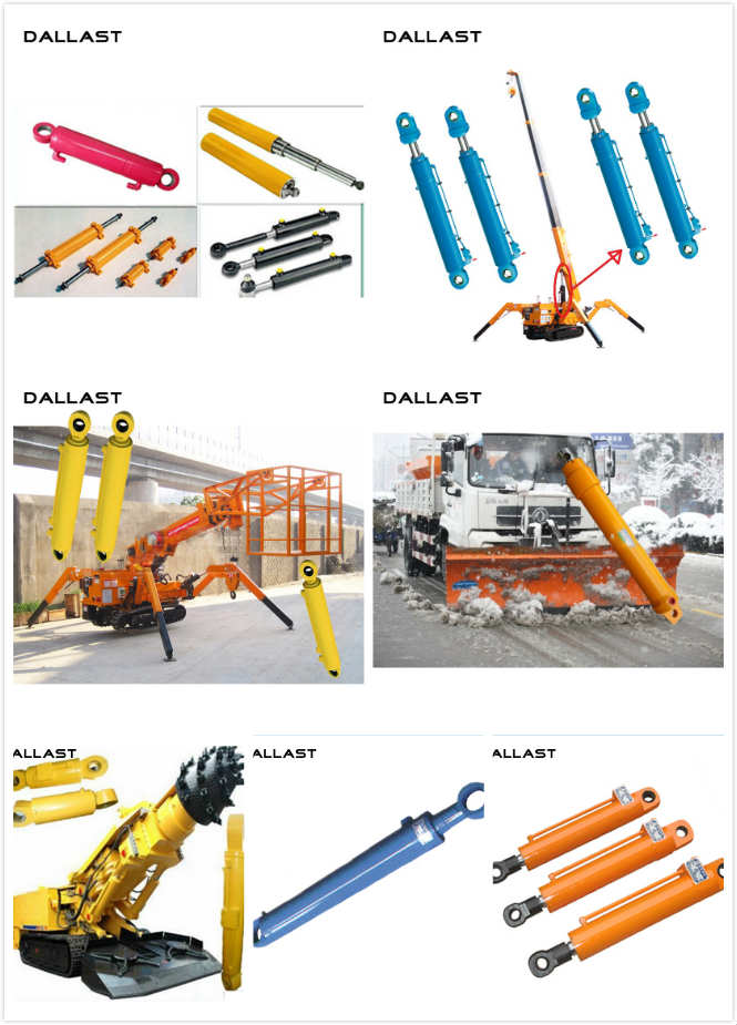 Welded Large Bore Industrial Heavy Duty Hydraulic Cylinder for Crane