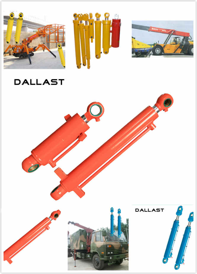 High Pressure Double Acting Hydraulic Ram , Hydraulic Ram Cylinder