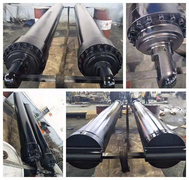 6 Inch Bore Welded Dump Trailer Telescoping Hydraulic Cylinder