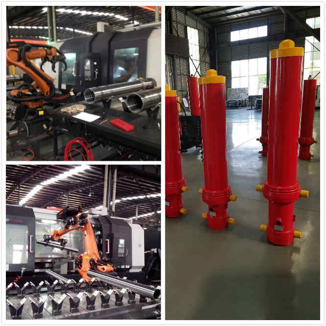 Welded Single Acting Hydraulic Ram Long Stroke 30 Inch 3x12 Hydraulic