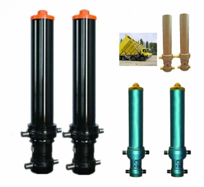 Telescopic Multi Stage Hydraulic Cylinder Single Acting Dump Truck Hydraulic Oil Cylinder