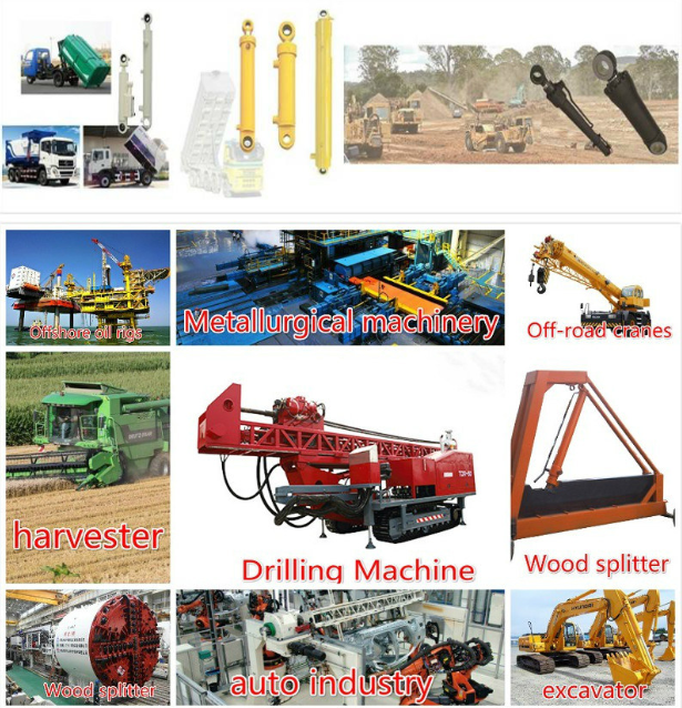 Piston Double Rod Hydraulic Cylinder Normal Temperature For Engineering Machinery