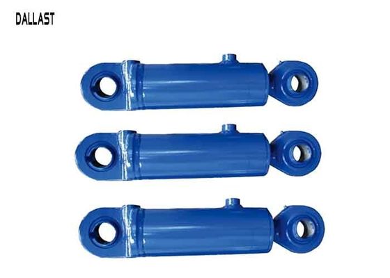 China Industrial Double Acting Telescopic Hydraulic Cylinder Piston Stroke 600 mm supplier