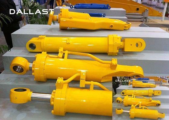 2 Acting Flange Hydraulic Cylinder Shaft Hydraulic Pressure with Piston