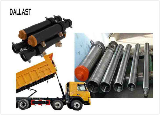 Standard Hydraulic Lift Cylinder Multi Stage Single Acting Chrome for Truck Lifting