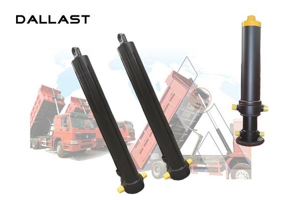 Custom Dump Truck Telescopic Cylinder  Single Acting , Multi Stage Hydraulic Cylinder