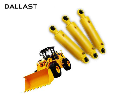 Double Acting Telescopic Hydraulic Cylinder Loader Piston 22-480 MM Rod Diameter