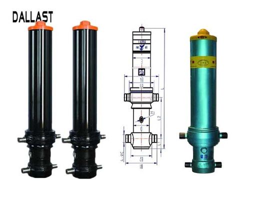 GS Telescopic Hydraulic Ram Single Acting Long Stroke for Mining Trailer