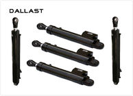 Welded Hydraulic Cylinders Double Acting Chrome , Hydraulic Oil Cylinder