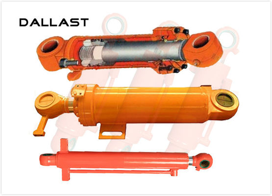 Welded Dump Truck Hydraulic Cylinder Piston  ISO9001 Certification