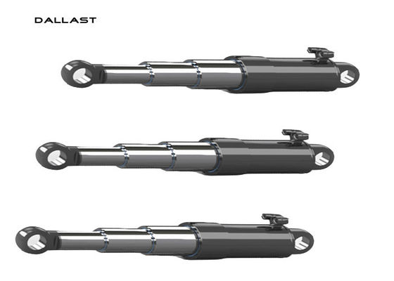 Stainless Steel Long Telescopic Hydraulic Ram 8 Inch Stroke Single Acting