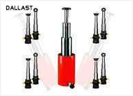 Single Acting Telescopic Welded Hydraulic Cylinders for Agricultural Dump Truck