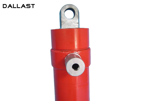 Dump Trailer Hydraulic Cylinder Multi Stage Telescopicing , 3 Stage Telescoping Hydraulic Cylinder