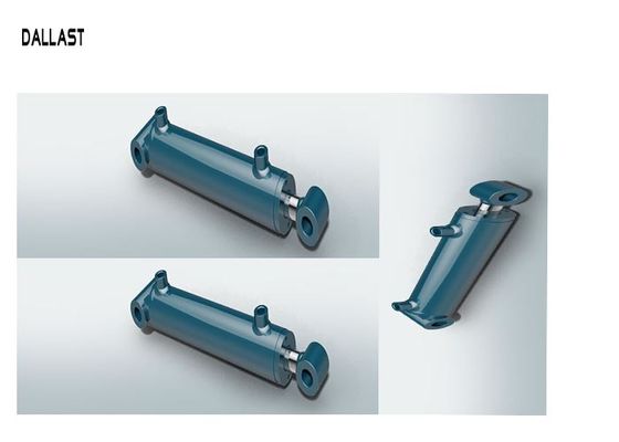 Double Acting Hydraulic Cylinders Piston Welded Stainless Steel Rod