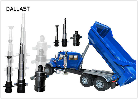 Agricultural Truck Hydraulic Welding Cylinder Single Acting Multi Stage Telescopic