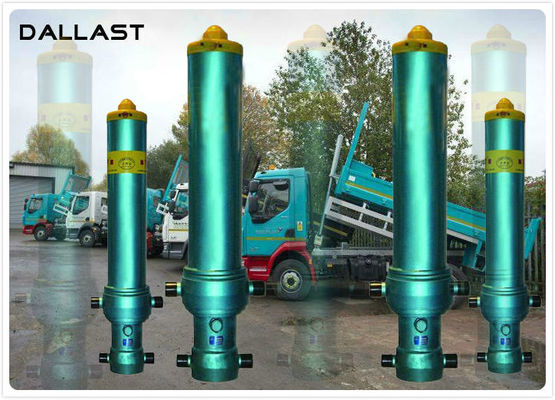 Front End Hydraulic Lift Cylinder for Engineering Machinery , Telescoping Hydraulic Ram