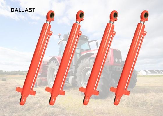 Double Acting Hydraulic Cylinders Piston Type Farm Machine For Tractor