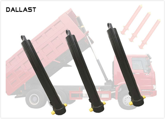 Single Acting Long Stroke Custom Hydraulic Cylinders for Engineering Truck