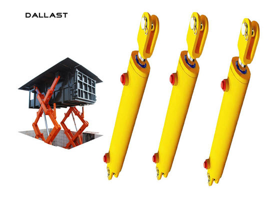 6 Inch Hydraulic Lift Cylinder Hoist Piston Type , Double Acting Telescopic Cylinder