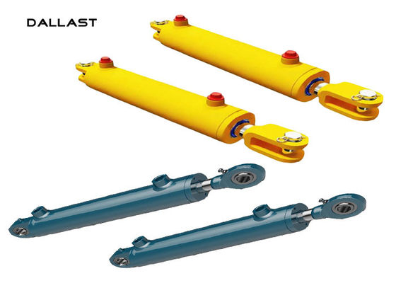 6 Inch Hydraulic Lift Cylinder Hoist Piston Type , Double Acting Telescopic Cylinder