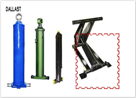 Double Acting Dump Trailer Hydraulic Cylinder Telescoping One Stage Sleeve for Dump Trailer