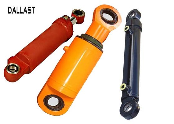 HSG Series Double Acting Hydraulic Ram with Piston Chrome Rod , Double Acting Ram Cylinder