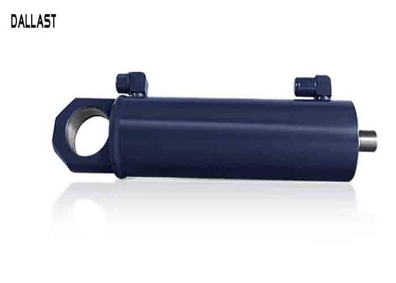 HSG Series Double Acting Hydraulic Ram with Piston Chrome Rod , Double Acting Ram Cylinder