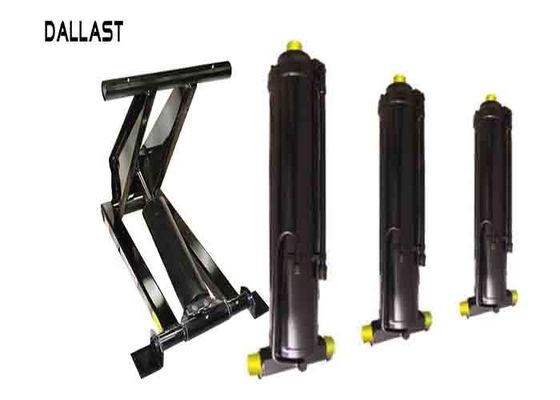 Double Acting Hydraulic Cylinder Lift Vertical to Axis Foot Type with Breckets for Trailer