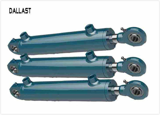 Custom Double Acting Hydraulic Ram Piston Dual Action Two Port Chrome Steel Rod Stroke 500 - 1200 mm