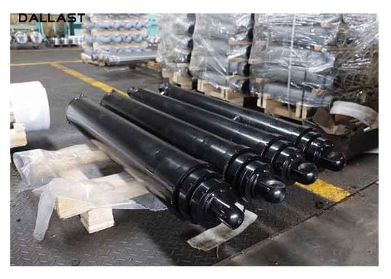 6 Inch Bore Welded Dump Trailer Telescoping Hydraulic Cylinder