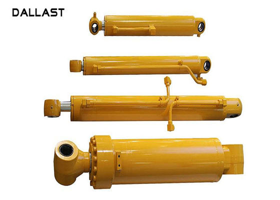 Dual Acting Hydraulic Piston Cylinders for Engineering Truck / Transportation Machinery