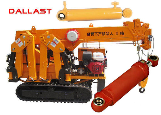 Dual Acting Hydraulic Piston Cylinders for Engineering Truck / Transportation Machinery