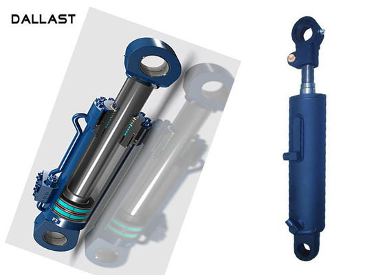 Long Stroke Double Acting Hydraulic Cylinder , Heavy Duty Hydraulic Rams OEM