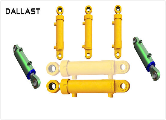 Mid Pressure Loader Farm Hydraulic Cylinders Double Acting Welded Agricultural Trucks