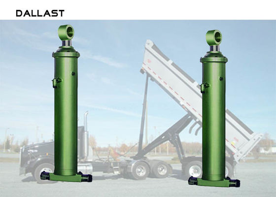 Dump Truck Single Acting Hydraulic Ram Muti Stage 16mpa-32mpa Orking Pressure