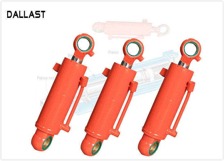 Standard Farm Hydraulic Cylinders Double Acting Piston Type Chrome