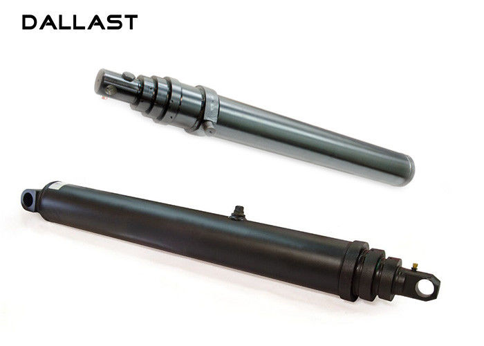 5 Inch Bore Single Acting Hydraulic Ram Cylinder HRC 45-55 Hardness For Dump Truck