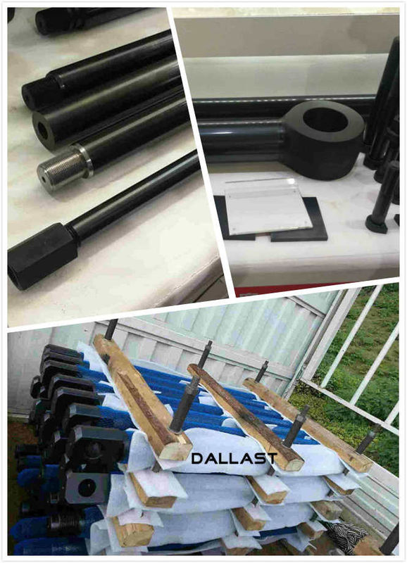 Hollow Piston Rod Hard Chrome Plated Steel Bars Hydraulic Cylinder 42Crmo4 Black Color