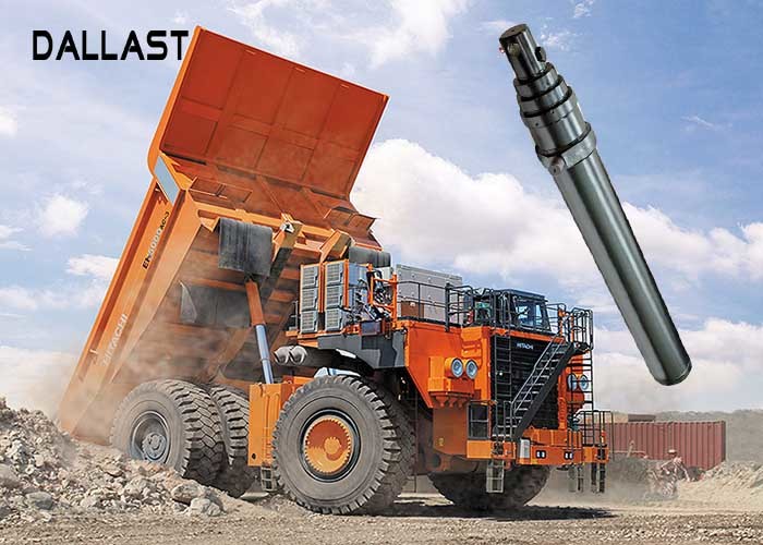 Hydraulic Oil Single Acting Telescopic Cylinder Engineering Machinery
