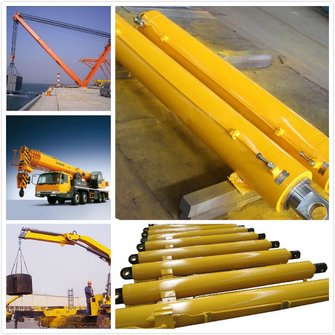 Double Acting Chrome Welded 2 Earring Crane Hydraulic Lift Cylinder