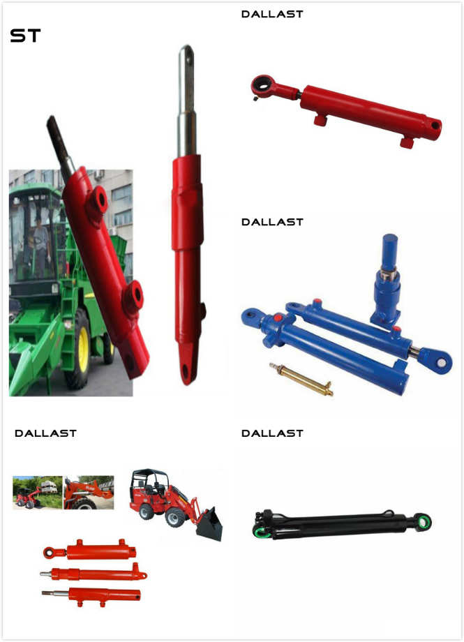 Oil Farm Hydraulic cylinders Tractor Dual Action Ram Standard Stainless