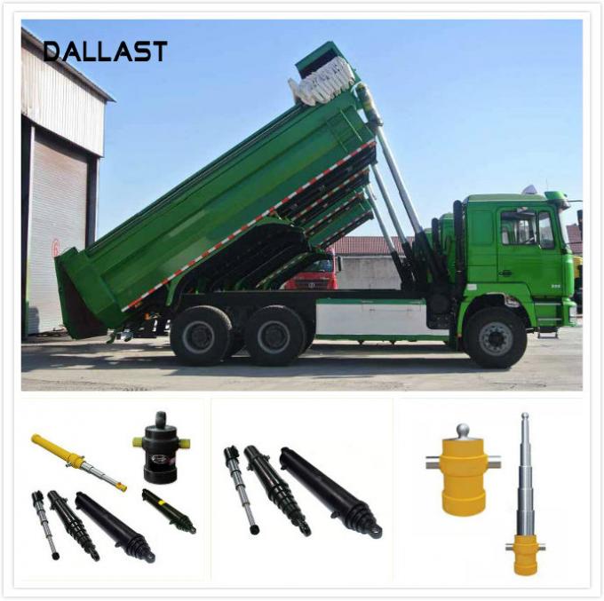 Long Stroke Hydraulic Ram Telescopic Lifting Welded Industrial Dumpx