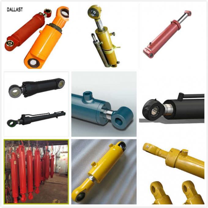 HSG Series Double Acting Hydraulic Ram with Piston Chrome Rod , Double